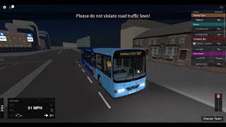 ROBLOX Apsley Bus Simulator Route X27 [upl. by Chatwin]