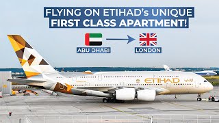 TRIPREPORT  Etihad Airways FIRST CLASS APARTMENT  Airbus A380  Abu Dhabi  London Heathrow [upl. by Lien]