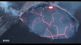 Kīlauea Summit Eruption — Lava Returns to Halemaʻumaʻu [upl. by Solhcin]