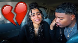 BREAK UP PRANK ON GIRLFRIEND SHE CRIED [upl. by Pessa]