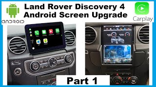 Land Rover Discovery 4  LR4 Android Screen Upgrade Project  Part 1 Unboxing [upl. by Aretahs]