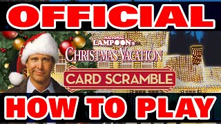 Official How to Play Christmas Vacation Card Scramble Yay [upl. by Gensler988]