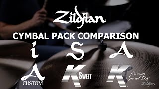 Zildjian Cymbal Pack Comparison [upl. by Nilesoj243]