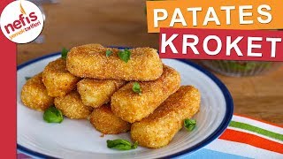 EN PRATİK Patates Kroket Tarifi  Az Malzemeli Çok Lezzetli [upl. by Niram]