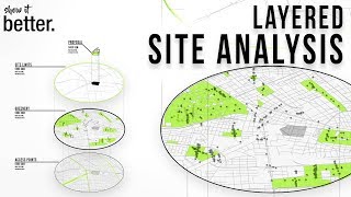 Layered Axonometric Map in Photoshop [upl. by Teloiv]