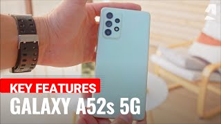 Samsung Galaxy A52s 5G handson amp key features [upl. by Noslrac]