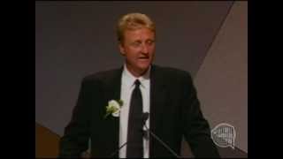 Larry J Birds Basketball Hall of Fame Enshrinement Speech [upl. by Annekim]