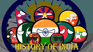 History of India in countryballsInaccurate [upl. by Randall]