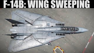 F14B Tomcat Wing Sweep Control Tutorial  DCS WORLD [upl. by Noloc]