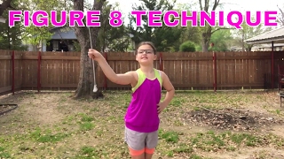 How To Twirl A Baton  Figure 8  Beginner  Baton Tutorial [upl. by Damon]