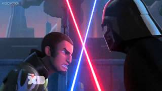 Kanan amp Ezra vs Darth Vader [upl. by Tammany349]