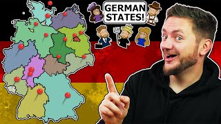 Every GERMAN State Explained Pronunciation amp Bundesländer [upl. by Yenoh]