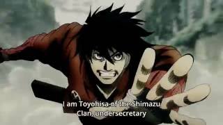 Drifters Anime  Toyohisa Shimazu Kills Naomasa UncensoredHD [upl. by Yrret228]