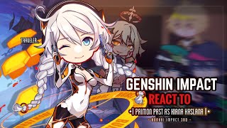 🔆✨ Genshin Impact React to Kiana Kaslana As Paimon Past Life  Gacha Club  Hi3 [upl. by Llennol]