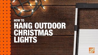 How to Hang Christmas Lights Christmas Light Installation  The Home Depot [upl. by Philoo372]