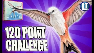 Wingspan Digital Boardgame FULL GAME Strategy Breakdown  120 Point Challenge [upl. by Ahsal235]