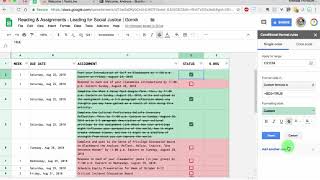 Spreadsheet Magic for Assignment Tracking [upl. by Newnorb]