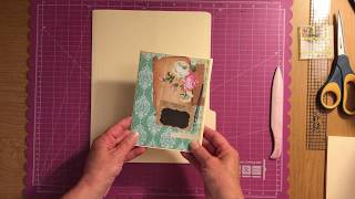 File Folder Mini Album Tutorial Quick amp Easy Project [upl. by Marasco847]