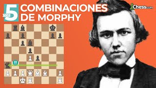 ¡Ajedrez de ataque romántico y brillante  Top 5 Paul Murphy [upl. by Batish]