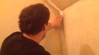 How to fix cracks in plaster walls corners [upl. by Garges557]