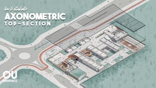 Giveaway Axonometric View in Photoshop [upl. by Eirellam]