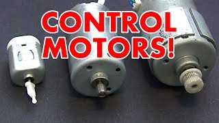 H Bridge Motor Speed Controller Tutorial [upl. by Siulegroj]