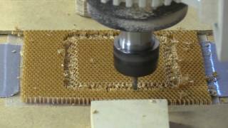 CNC Thread milling Nomex® honeycomb [upl. by Ly]