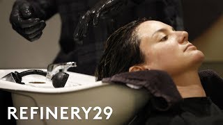 I Got Grey Highlights For Lower Maintenance  Hair Me Out  Refinery29 [upl. by Gillan]