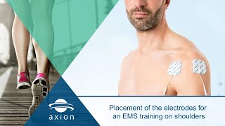 Shoulders  Pad Placement For Muscle Stimulation EMS  axion [upl. by Maurits446]