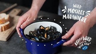 Moules Marinières  Sustainable mussels recipe [upl. by Ellimahs]