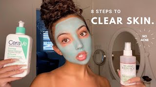 the long awaited skincare routine  my secret to clear skin revealed [upl. by Eetak]