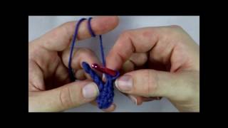 Easy Tutorial How to do single crochet increase sc inc [upl. by Gytle]