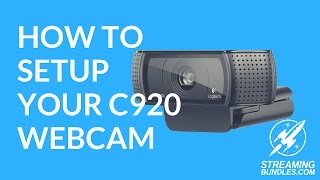 How to Setup Your Logitech C920 Webcam [upl. by Dworman445]