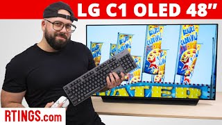 LG C1 OLED 48quot  Should You Consider An OLED TV As A PC Monitor [upl. by Kciv260]