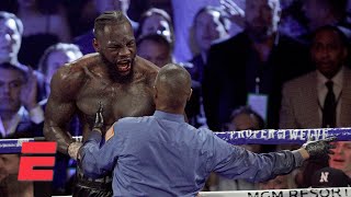 Was something wrong with Deontay Wilder  Boxing on ESPN [upl. by Sudoeht]