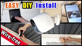 How to install a Wireless security camera  IndoorOutdoor security camera installation guide [upl. by Giralda]