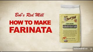 Garbanzo Bean Flour  Farinata Recipe  Bobs Red Mill [upl. by Yaja]