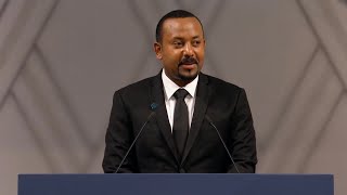 Nobel Lecture Abiy Ahmed Ali Nobel Peace Prize 2019 [upl. by Plunkett509]