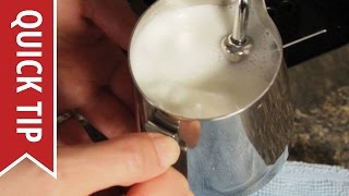 How to AutoFroth Milk for Lattes [upl. by Notseh]