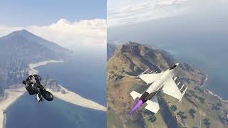 Bati 801 vs P996Lazer GTAV [upl. by Ayekam]