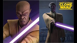 THE BEST of Jedi Master Mace Windu In Star Wars The Clone Wars [upl. by Nnahteb]