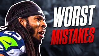 Top 10 WORST Mistakes In NFL History [upl. by Ecinnahs]