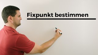 Fixpunkt bestimmen bei Abbildungen Lineare Algebra [upl. by Rizika]