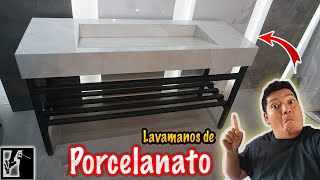 🧼Lavamanos de PORCELANATO artesanal ¿Cómo se hace  Los Bestauradores [upl. by Meekar]