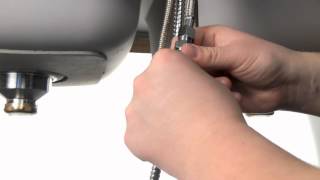 How to Install a Pull Out Kitchen Faucet [upl. by Kalikow]