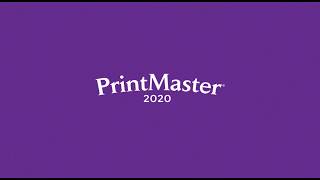 PrintMaster 2020 Tutorials  Print a Card [upl. by Von]