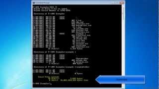 MSDOS DIR S Command  How to list files in current directory and all subdirectories [upl. by Kory]