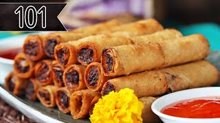 How To Make Homemade Lumpia [upl. by Milzie]