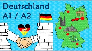 Deutsch A1  A2 Deutschland  Geographie amp Kultur  Learn German Geography amp Culture in Germany [upl. by English]