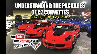 WHAT ARE DIFFERENCES in 1LT2LT3LT amp 1LZ2LZ3LZ CORVETTE PACKAGES on C7 [upl. by Michaud]